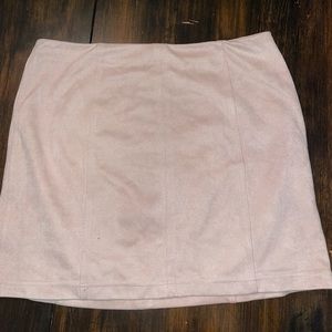 Pale Pink Mini Skirt